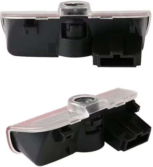 Set de 2 lămpi LED pentru uși compatibile cu logo-ul VW