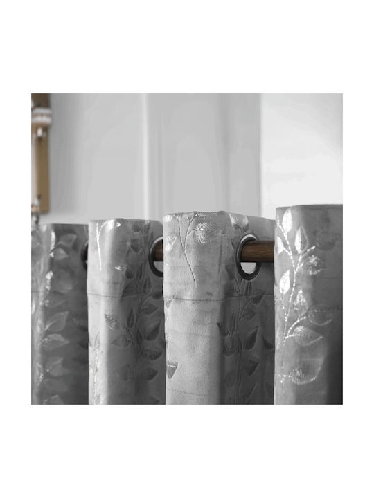 SpitiBazaar Perdea Cu Capse Gri 260x275cm