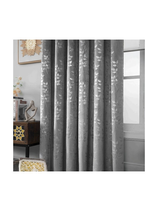 SpitiBazaar Perdea Cu Capse Gri 260x275cm
