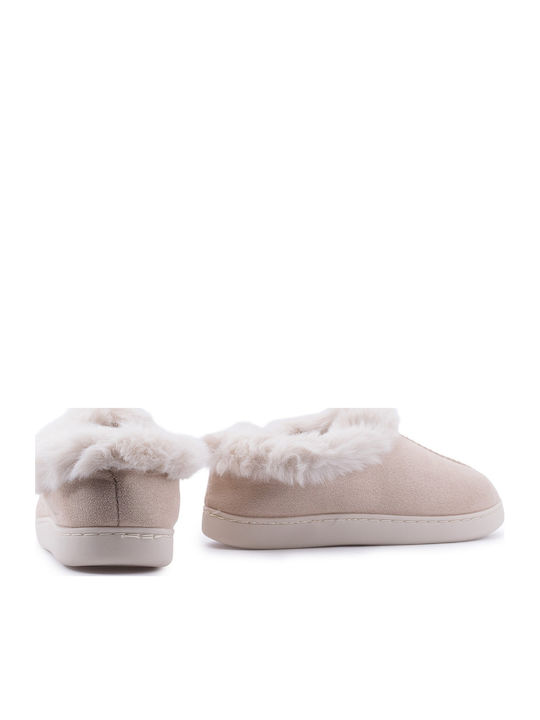 Winter Women's Slippers Beige