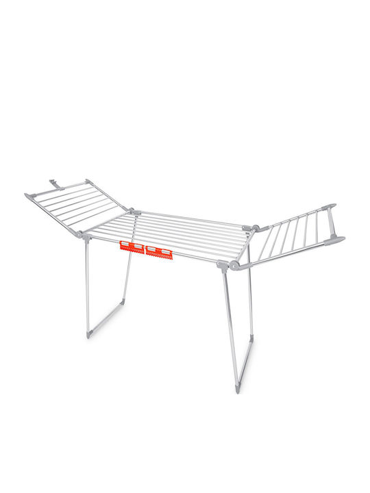 Clothes Dryer Metal Construction 2 Folding Arms Foldable Sturdy Non-slip Feet Large Drying Area 19 M