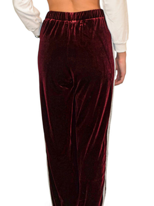 Morena Spain Sweatpants Velvet Bordeaux