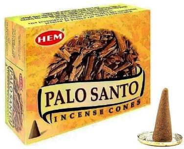 Αρωματικοί Κώνοι Πάλο Σάντο Hem Palo Santo Dhoop Cones 10τμχ