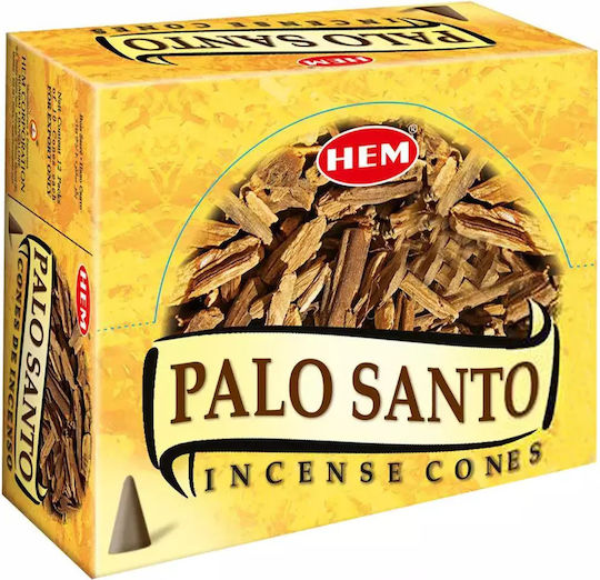 Αρωματικοί Κώνοι Πάλο Σάντο Hem Palo Santo Dhoop Cones 10τμχ