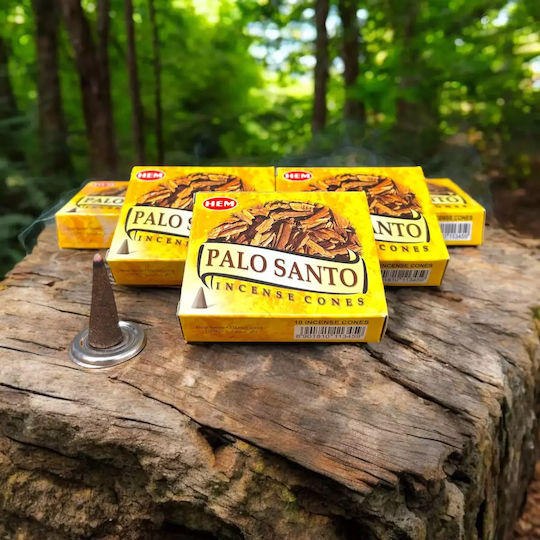 Αρωματικοί Κώνοι Πάλο Σάντο Hem Palo Santo Dhoop Cones 10τμχ