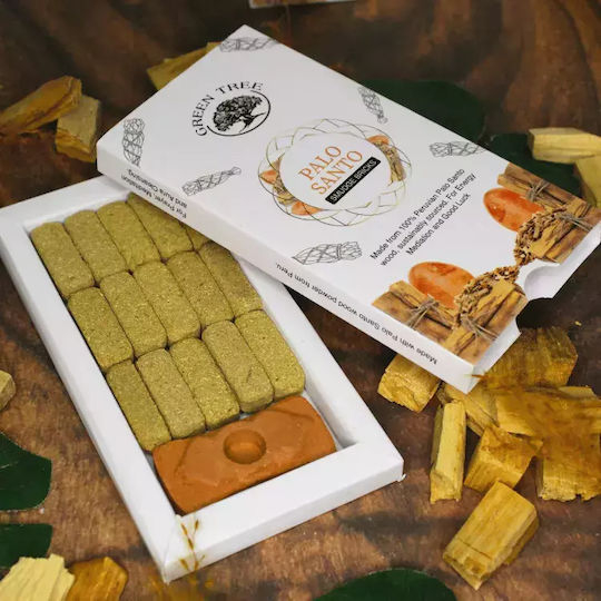 Φυσικά Τούβλα Θυμιάματος Πάλο Σάντο Green Tree Palo Santo Smudge Bricks