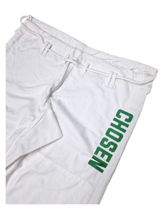 Chosen Uniform Brasilianisches Jiu Jitsu Weiß