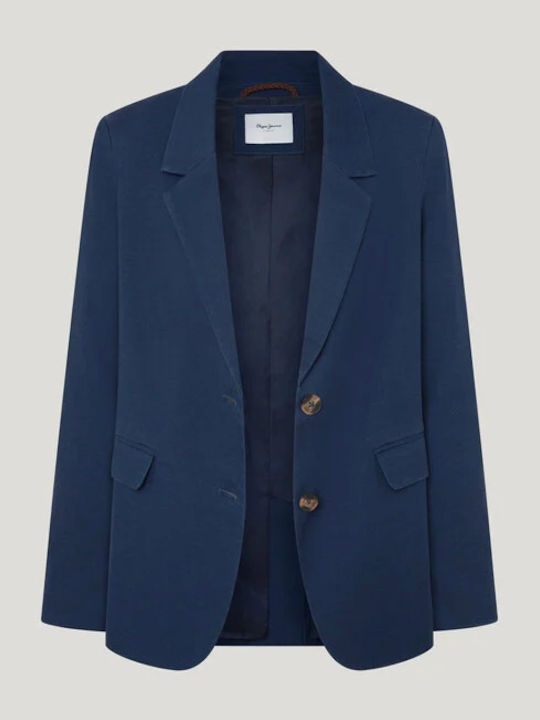 Pepe Jeans Alina Blazer pentru femei Sacou Albastru