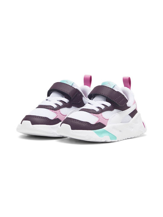 Puma Kids Sneakers with Scratch White