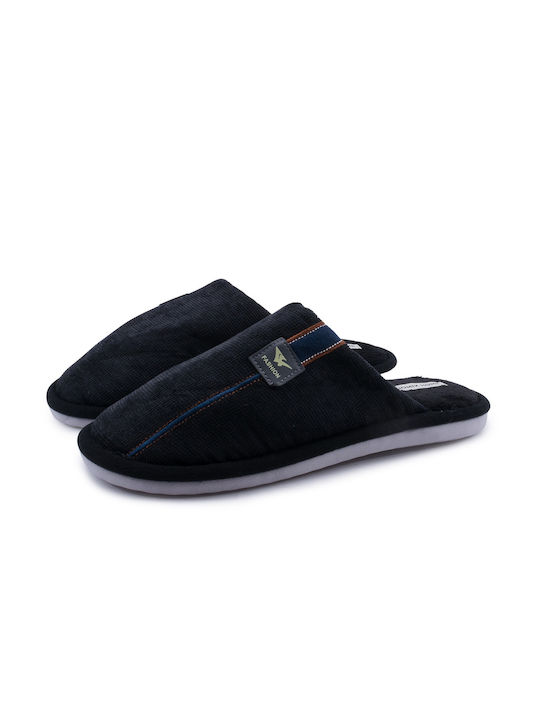 Love4shoes Men's Slipper Black