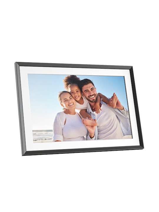 AgfaPhoto Digital Photo Frame with Touch Screen 10" Resolution 1280x800 with WiFi Black APF1000WIFI