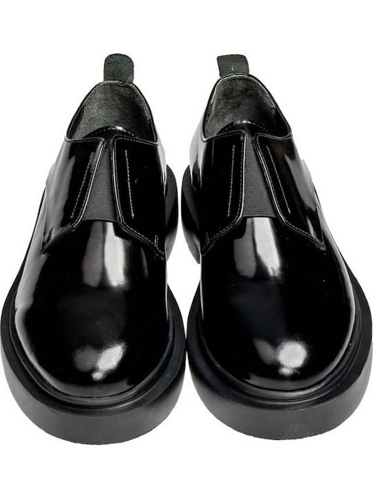 Δερμάτινα Ανδρικά Casual Παπούτσια Μαύρα