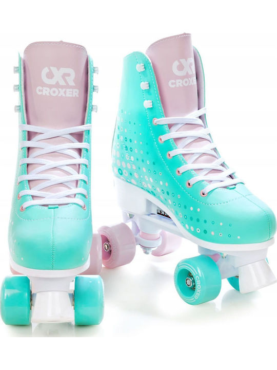 Adjustable Croxer Eysa Roller Skates Turquoise Pink L 39-42