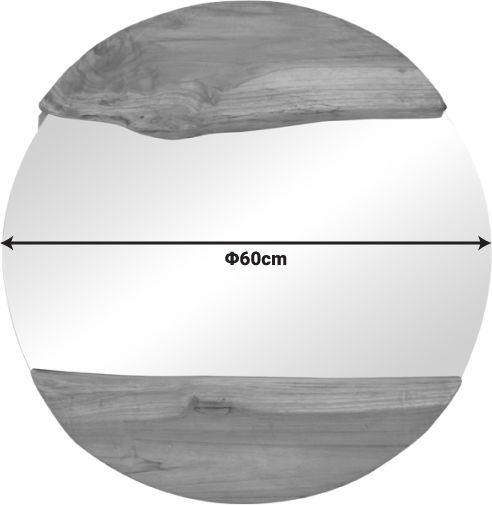 Pakketo Alkmen Μπεζ Διαμέτρου 60cm