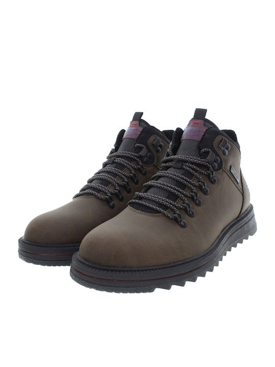 Leather Brown Men's Boots