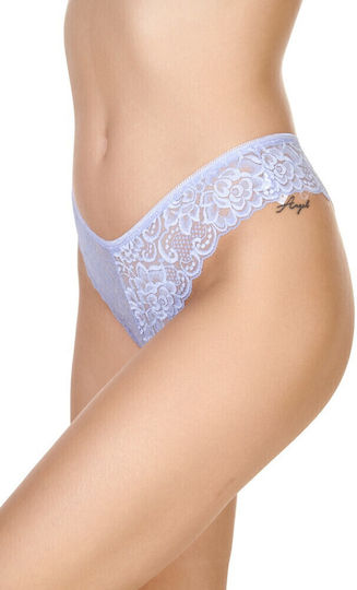 Comfort Γυναικείο Sexy Brazil με Δαντέλα Μωβ