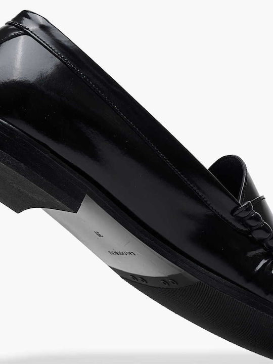 Δερμάτινα Ανδρικά Loafers σε Μαύρο Χρώμα