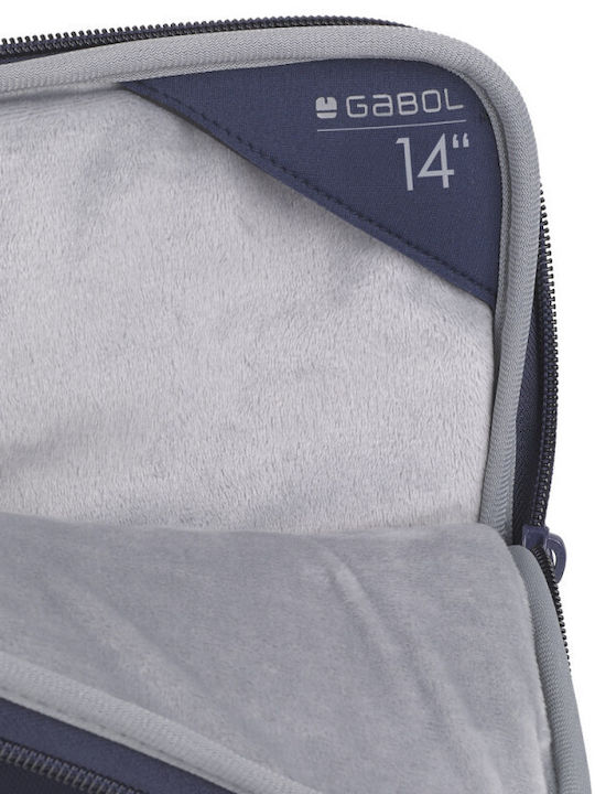 Gabol Geantă Husă pentru laptop 14" în culoarea Albastru