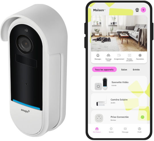 Smart Wireless Video Doorbell Tuya Omajin By Netatmo