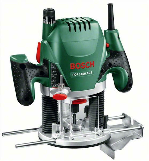 Bosch POF 1200 AE Plunge Router 1200W with Speed Control and with Suction System