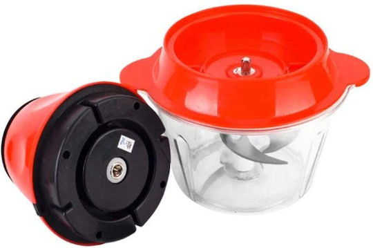 Mini-Zerkleinerer Multi 250W mit Behälter 2Es Rot