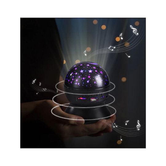 Lumini LED Lampă de proiecție pentru copii Negru 13x11cm