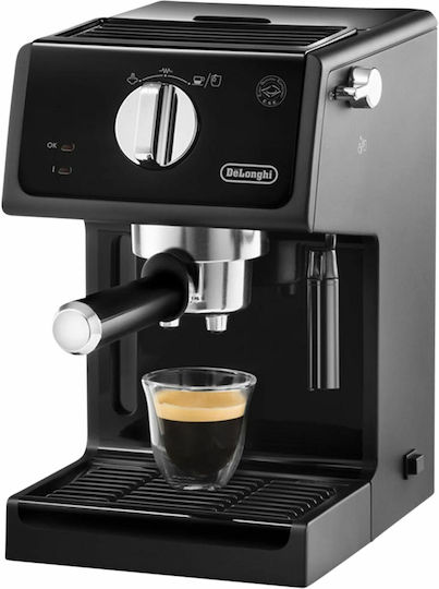 De'Longhi Μηχανή Espresso 1100W Πίεσης 15bar Μαύρη ECP 31.21