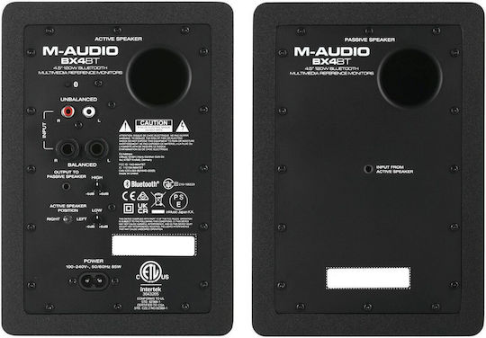 M-Audio BX4BT Boxe Studio Monitor 4.5" 50W (Pereche) Negre