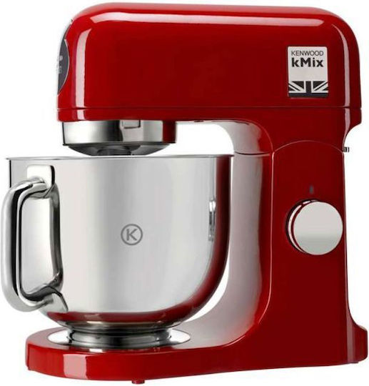 Kenwood kMix Mixer Planetar 1000W Cu Bol Inox 5L Tot Roșu