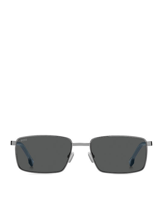 Boss Sunglasses Silver with Metal Frame & Gray Lens Boss Sunglasses Silver with Metal Frame & Gray Lens