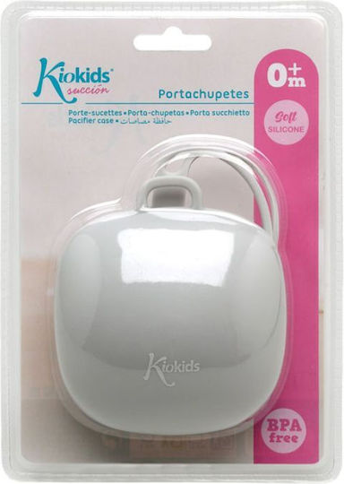 Kiokids Husă Accesorii Suzete din Silicon Gri