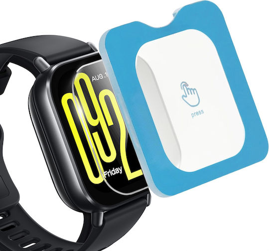 2x Закален стъклен инсталационен рамка Erbord Xiaomi Redmi Watch 5 Active