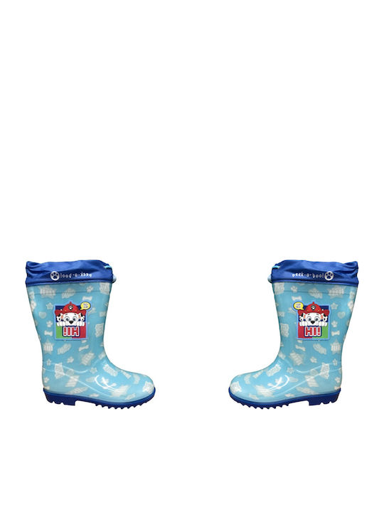 Παιδικές Γαλότσες Paw Patrol Γαλάζιες