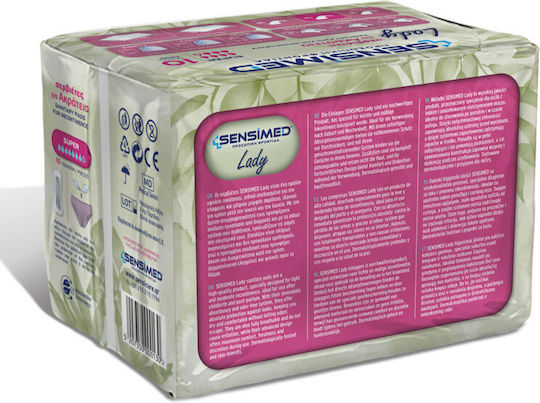 Sensimed Σερβιέτες Ακράτειας Lady 10τεμάχια Super