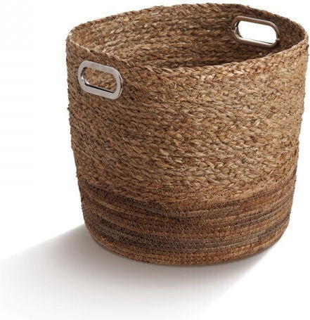 JK Home Decoration Set Coșuri Decorative Din Bambus Maro 3 Bucăți