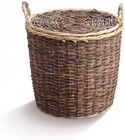 JK Home Decoration Set Coșuri Decorative Din Bambus Maro 3 Bucăți