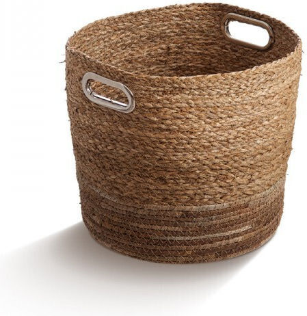 JK Home Decoration Set Coșuri Decorative Din Bambus Maro 3 Bucăți