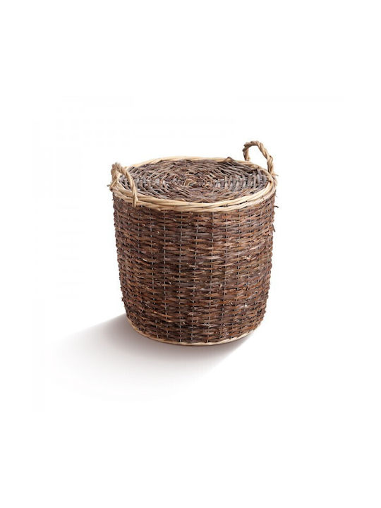 JK Home Decoration Set Decorative Baskets Bamboo Brown 3 Pieces