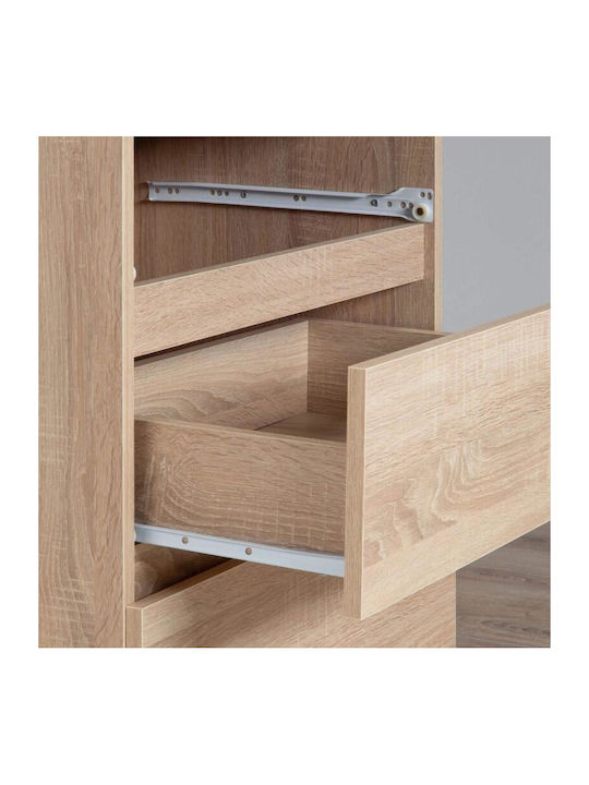 Comoda pentru Dormitor cu 3 sertare Sonoma Oak 60x40x77buc