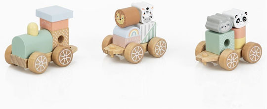 Eli Neli Montessori Zoo Wooden Train Blocks