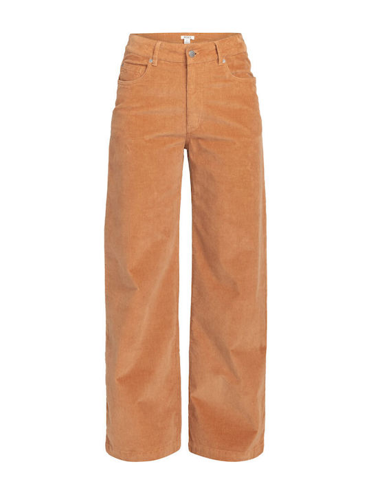 Surf On Cloud Women's Fabric Trousers Beige