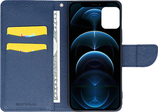 Sonique Trend Wallet Case for Motorola Moto G14 4G Moto G54 5G Dark Sky Blue