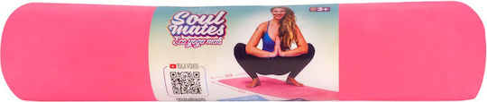 Eco-friendly Yoga Mat Adults Sun Moon Pink