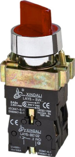 KND On-Off switch with Lighting Red 1pcs