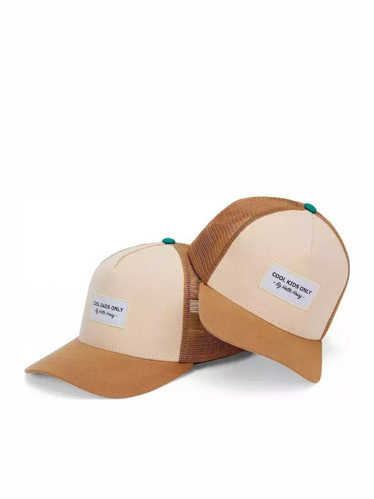 Hello Hossy Kids' Hat Jockey Fabric Brown
