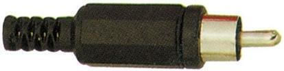 Tele Cn-75 Βύσμα RCA male Μαύρο CN-75 /B