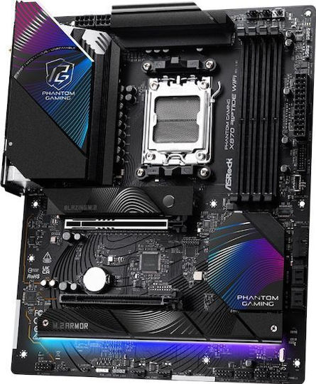 ASRock X870 Phantom Gaming Riptide WiFi Motherboard ATX with AMD AM5 Socket