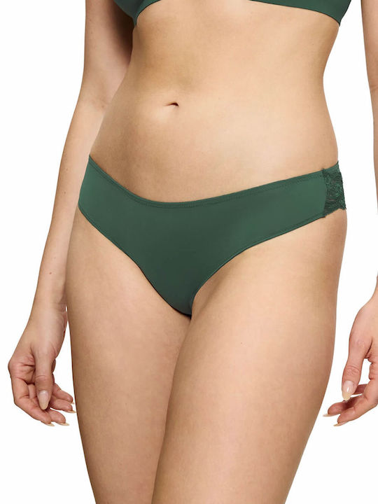 Triumph Lovely Micro Women's Brazil with Lace Green