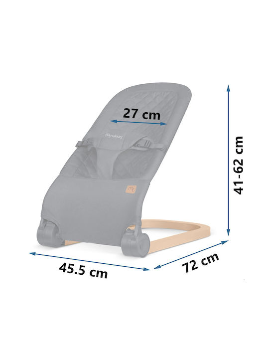 Nukido Manual Relax pentru Bebeluși Charcoal Gray pentru Copil până la 9kg