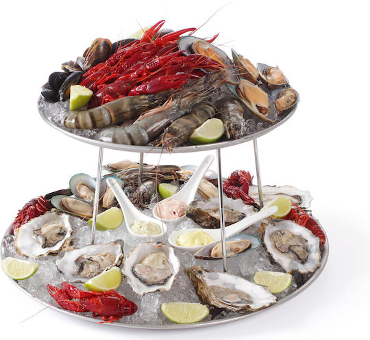 Steel Display Platters Base Seafood Hendi 480519
